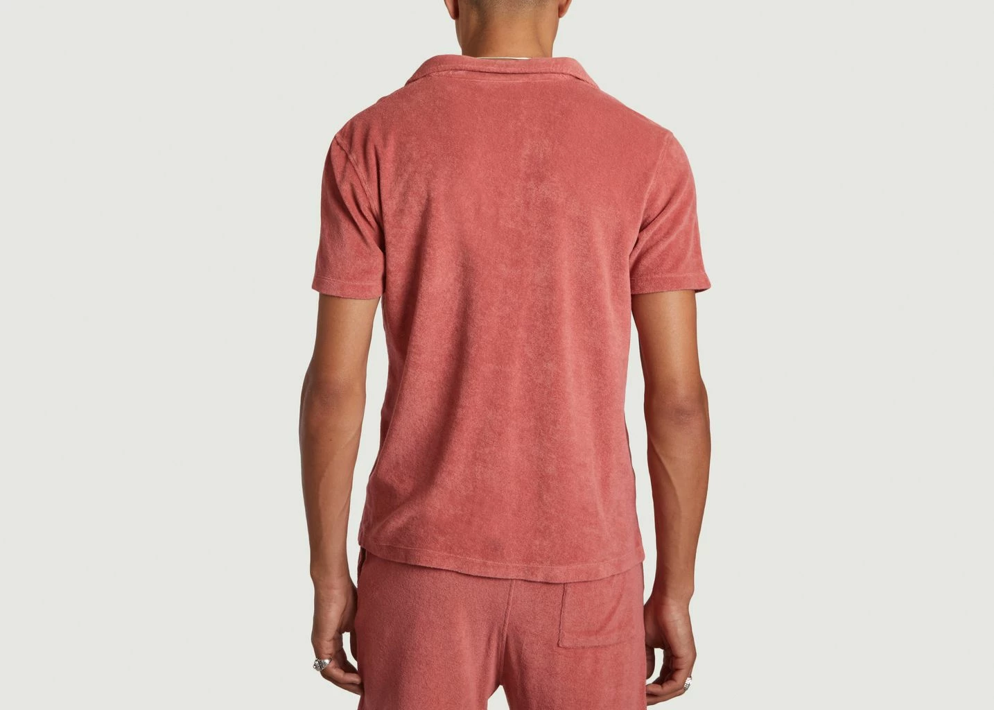 Harmony Tao Cotton Terry Polo Shirt 2 Harmony Tao Cotton Terry Polo Shirt