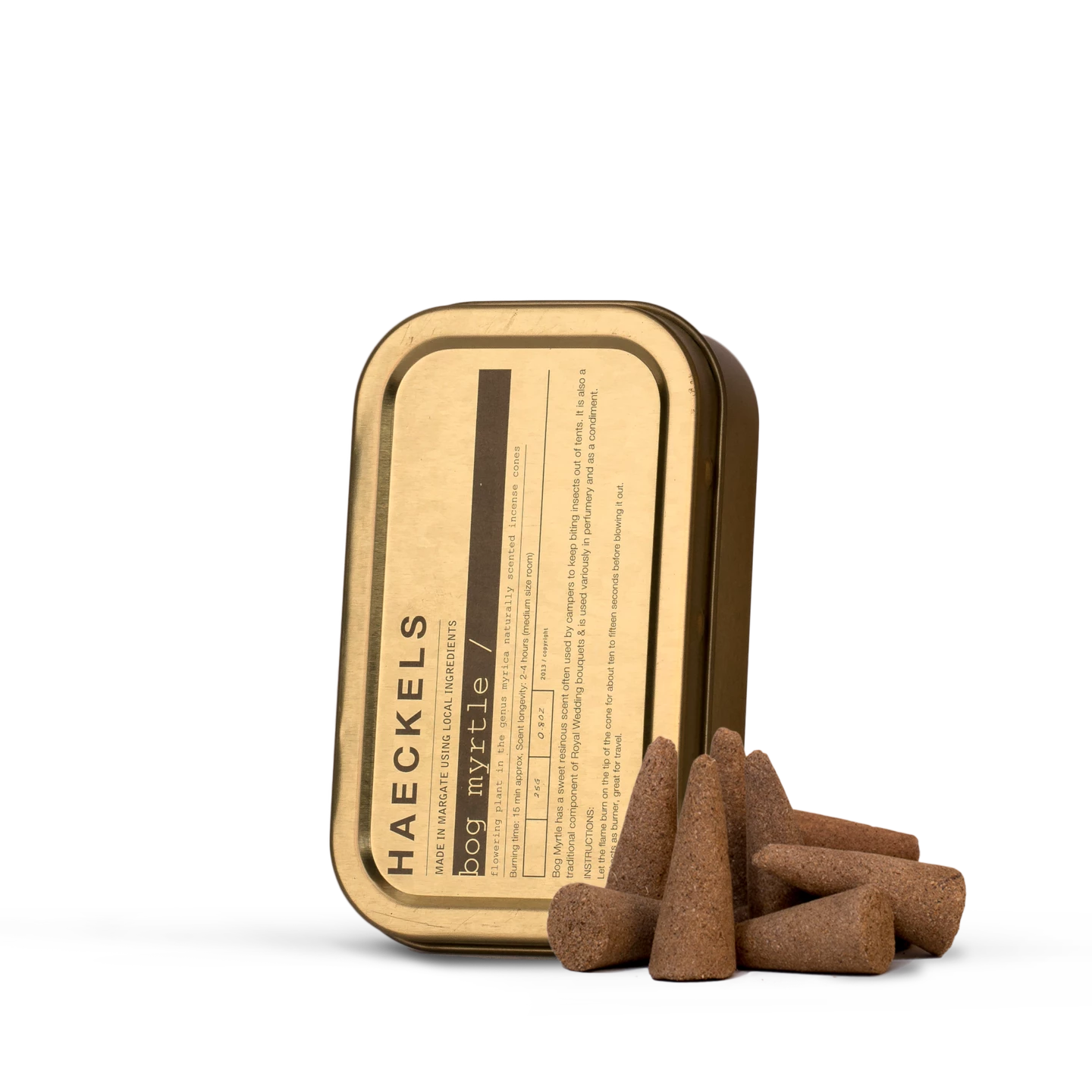 Haeckels Incense Cones Bog Myrtle 25 Gr 2 Haeckels Incense Cones Bog Myrtle 25 Gr