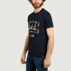 Harmony Navy Blue Capri T Shirt
