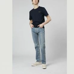 Harmony Navy Blue Teddy Cursive T Shirt