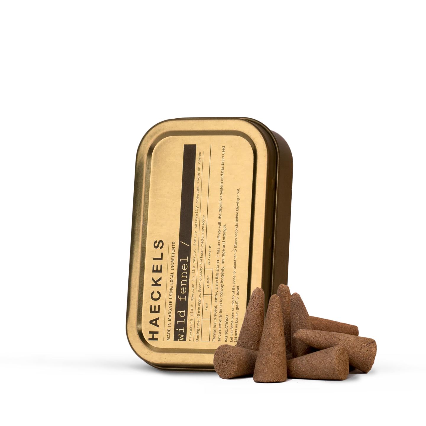 Haeckels Incense Cones Wild Fennel 25 Gr 2 Haeckels Incense Cones Wild Fennel 25 Gr