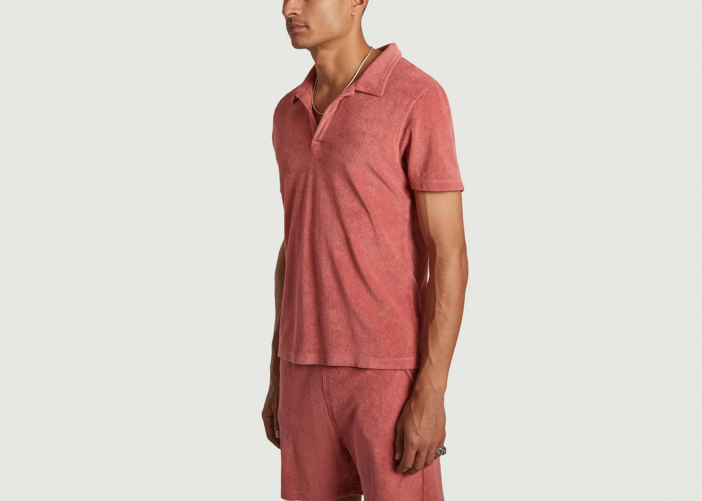 Harmony Tao Cotton Terry Polo Shirt 1 Harmony Tao Cotton Terry Polo Shirt