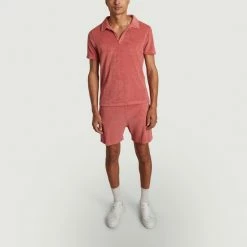 Harmony Tao Cotton Terry Polo Shirt 5 Harmony Tao Cotton Terry Polo Shirt