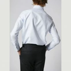 Harmony Light Blue Striped Celestin Shirt