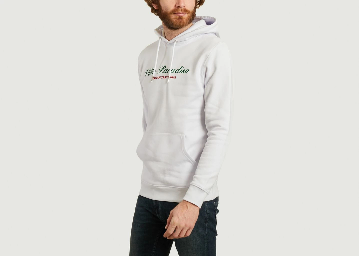 Harmony White Hooded Sweatshirt Villa Paradiso 1 Harmony White Hooded Sweatshirt Villa Paradiso