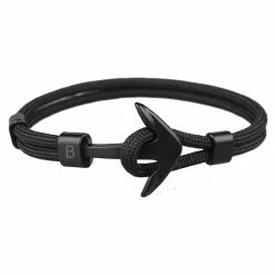 Bornisimo Sailor Nylon Black Bracelet