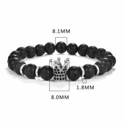Bornisimo Volcanic Crown Bracelet Silver 6 Bornisimo Volcanic Crown Bracelet Silver