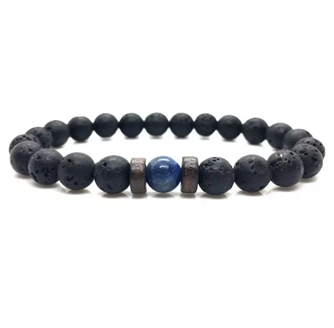 Bornisimo Volcanic Stones Bracelet Blue 1 Bornisimo Volcanic Stones Bracelet Blue