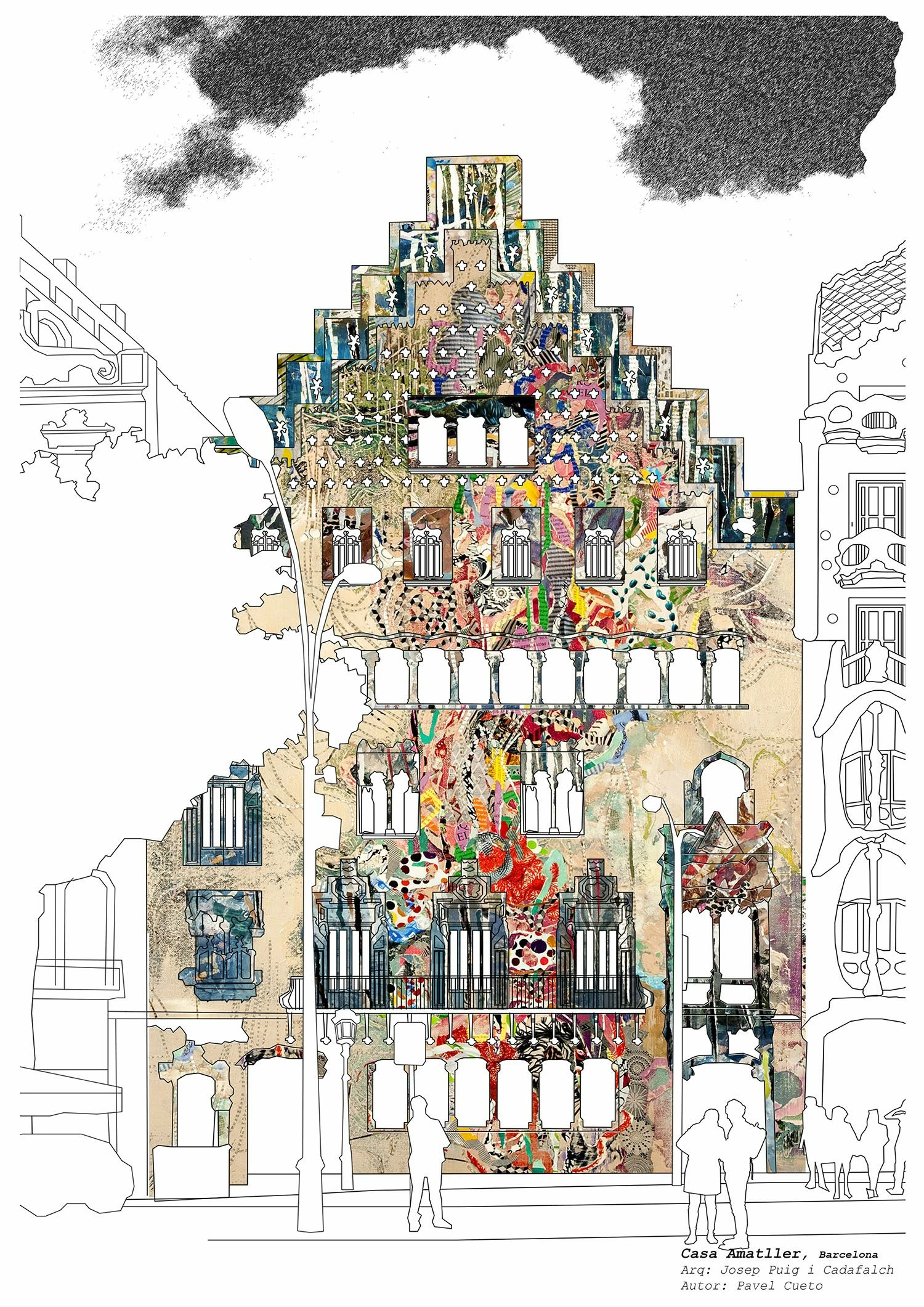 Bornisimo Casa Amatller Barcelona Print A3 1 Bornisimo Casa Amatller Barcelona Print A3