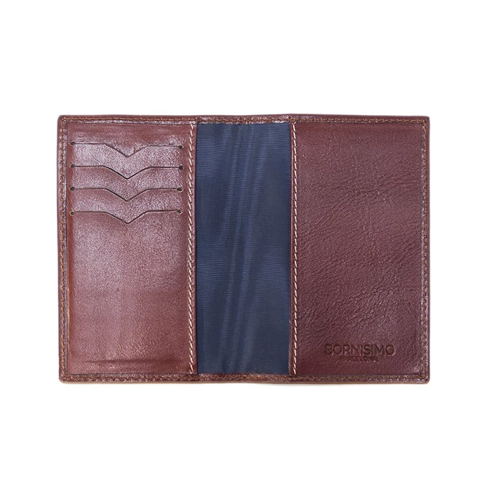 Bornisimo Passport Holder Brown Leather - Bornisimo 2 Bornisimo Passport Holder Brown Leather - Bornisimo