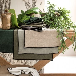 Harmony 35 x 45cm Sets of 4 Linen Luri Table Top