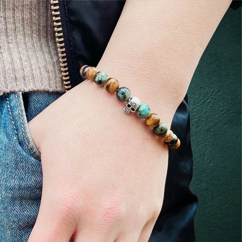 Bornisimo Turquoise African Stones Bracelet 2 Bornisimo Turquoise African Stones Bracelet