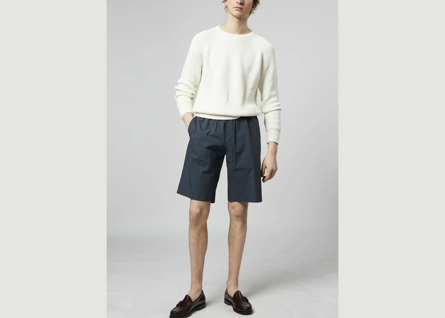 Harmony Navy Blue Pavel Shorts 1 Harmony Navy Blue Pavel Shorts