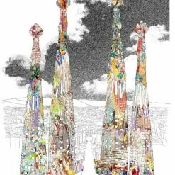 Bornisimo Sagrada Familia, Barcelona Print A5