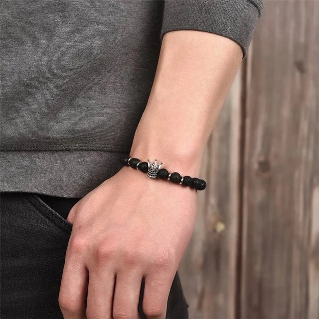 Bornisimo Volcanic Crown Bracelet Silver 2 Bornisimo Volcanic Crown Bracelet Silver