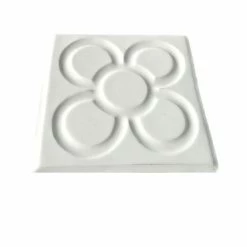 Bornisimo Ceramic Coaster Panot Barcelona Flower White