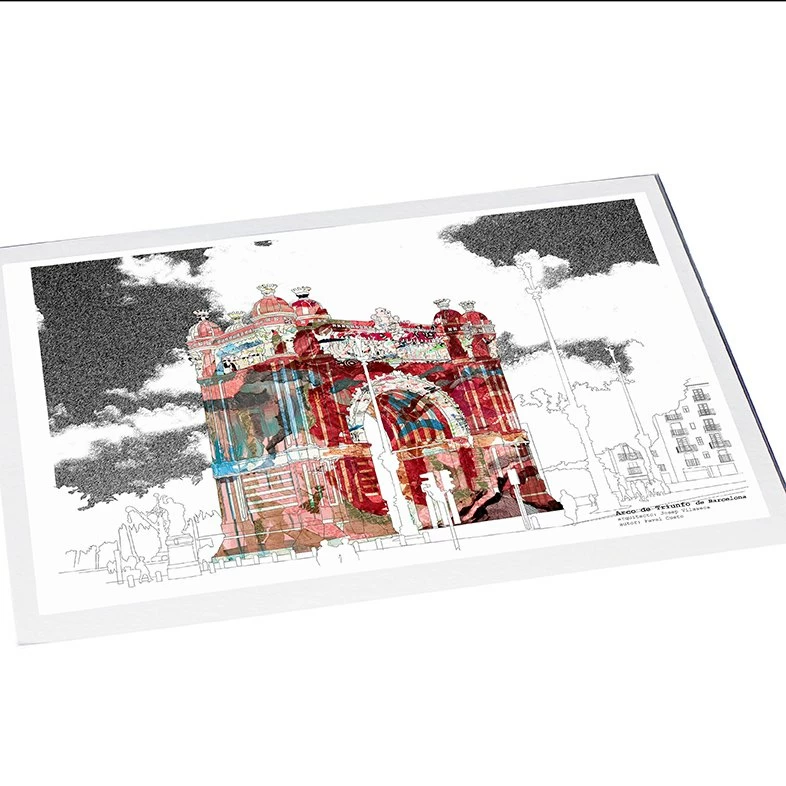 Bornisimo Arc De Triomf Barcelona Print A4 2 Bornisimo Arc De Triomf Barcelona Print A4