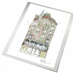 Bornisimo Casa Batllo Barcelona Print A4