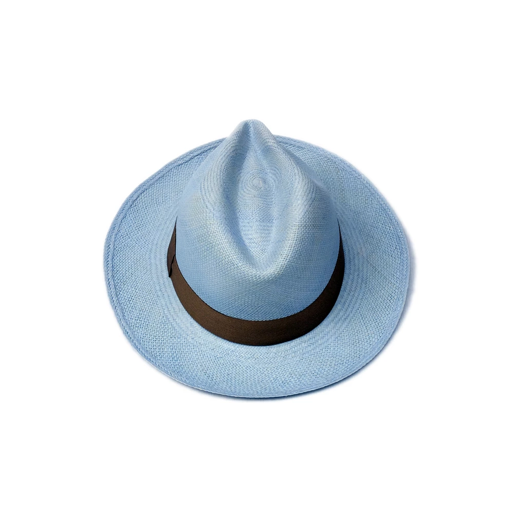 Bornisimo Sky Blue Panama Classic Hat 4 Bornisimo Sky Blue Panama Classic Hat
