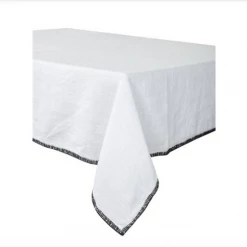 Harmony Embroidered Edge Letia Tablecloth 170 x 300 cm