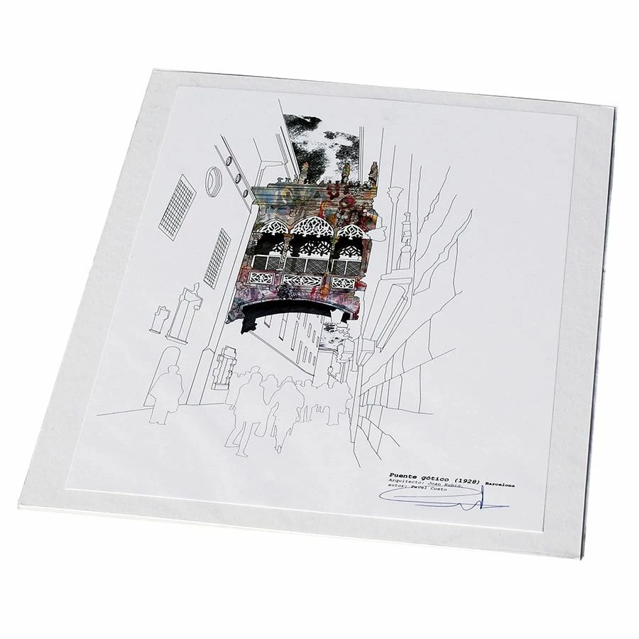 Bornisimo Carrer Del Bisbe, Barcelona Print A3 2 Bornisimo Carrer Del Bisbe, Barcelona Print A3