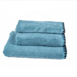 Harmony 50 x 100cm Cotton Embroidered Issey Bath Towel pack of two