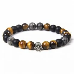 Bornisimo Tiger Eye Natural Stones Bracelet