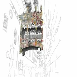 Bornisimo Carrer Del Bisbe, Barcelona Print A4