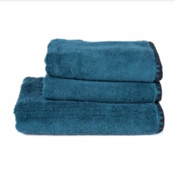 Harmony 50 x 100cm Cotton Embroidered Issey Bath Towel pack of two