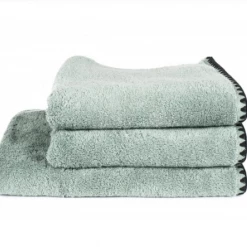 Harmony 50 x 100cm Cotton Embroidered Issey Bath Towel pack of two