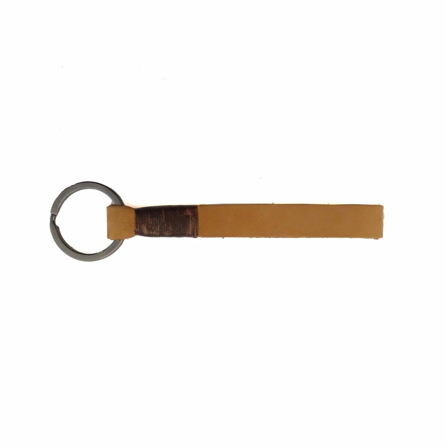 Bornisimo Mustard Leather Key chain 1 Bornisimo Mustard Leather Key chain