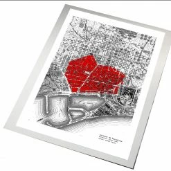 Bornisimo Corazón De Barcelona Print A3