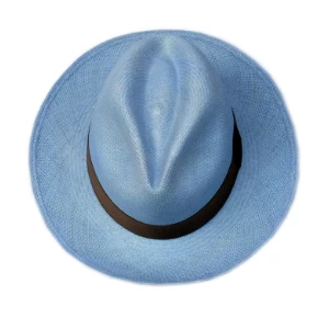 Bornisimo Sky Blue Panama Classic Hat 2 Bornisimo Sky Blue Panama Classic Hat