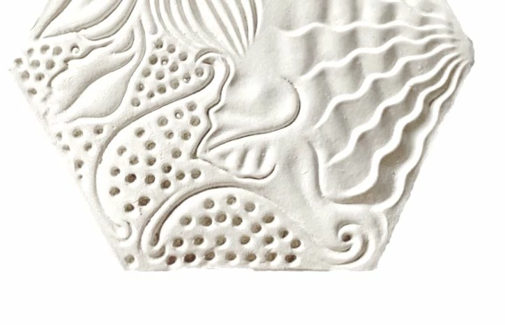 Bornisimo Ceramic Coaster Gaudi Panot White 3 Bornisimo Ceramic Coaster Gaudi Panot White