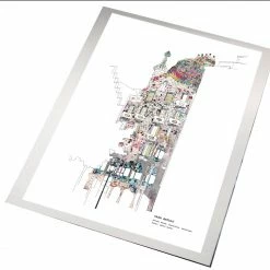 Bornisimo Casa Batlló Costat, Barcelona Print A5
