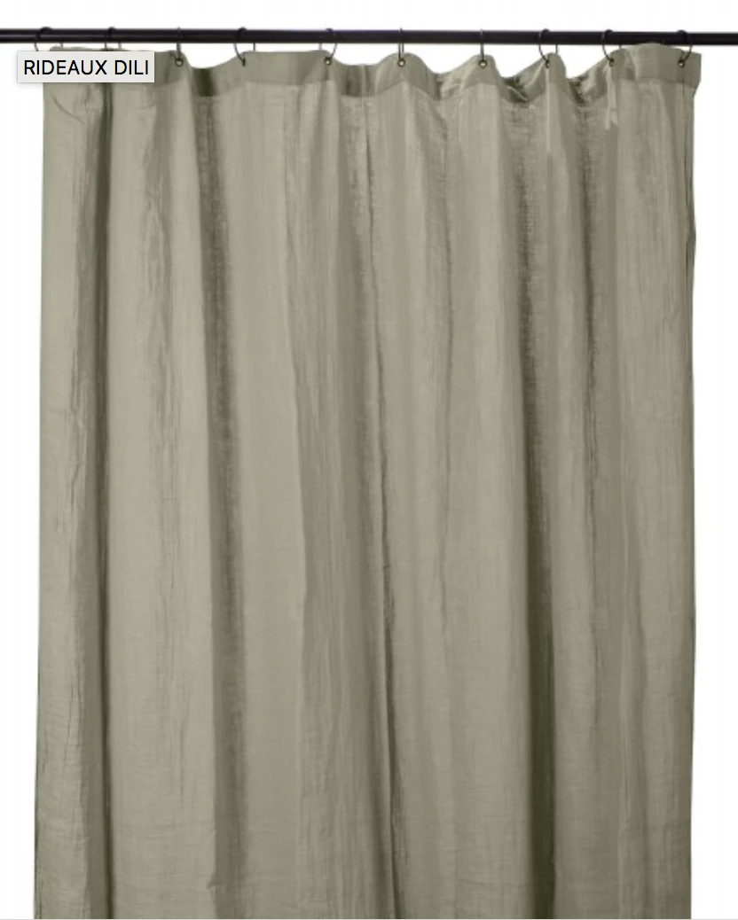 Harmony Curtain in Double Cotton Veil Dili 2 Harmony Curtain in Double Cotton Veil Dili