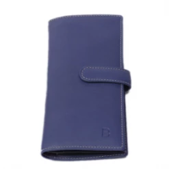 Bornisimo Blue leather Woman Wallet