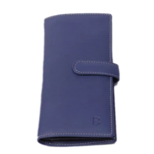 Bornisimo Blue leather Woman Wallet 1 Bornisimo Blue leather Woman Wallet