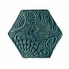 Bornisimo Ceramic Coaster Gaudi Panot Green Blue