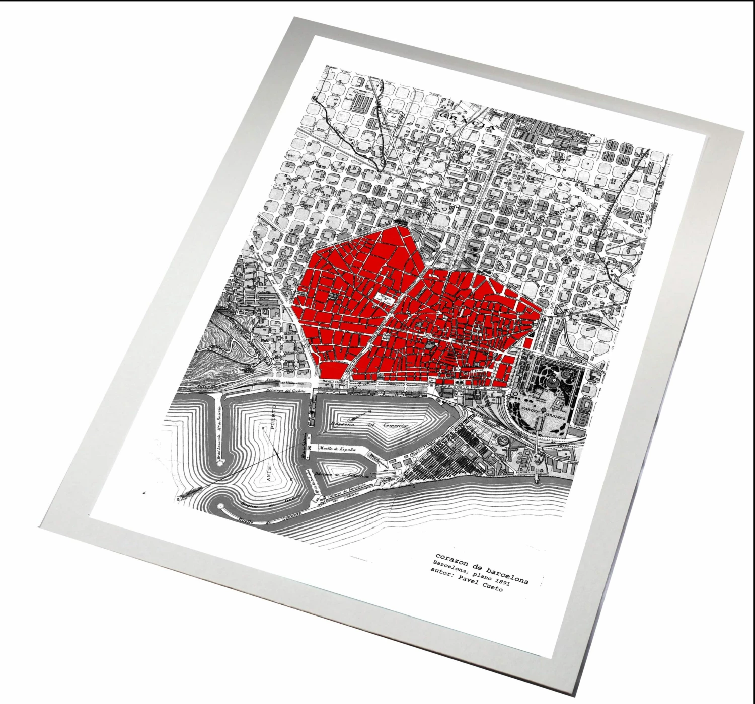 Bornisimo Corazón De Barcelona Print A4 2 Bornisimo Corazón De Barcelona Print A4